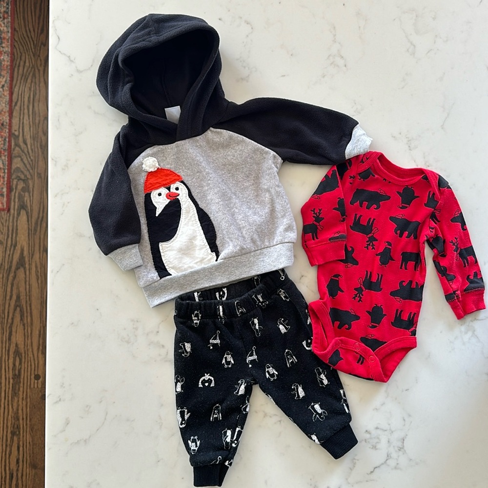3 month infant winter outfit